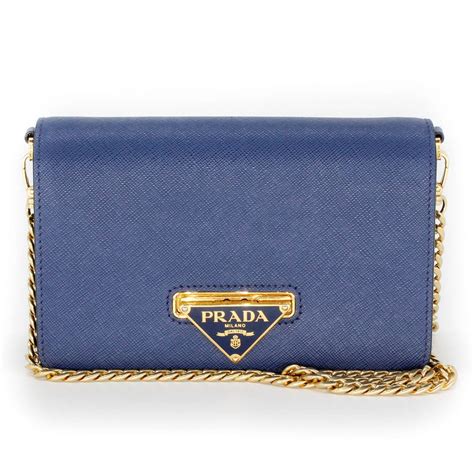 prada leather wallet blue|prada wallet outlet.